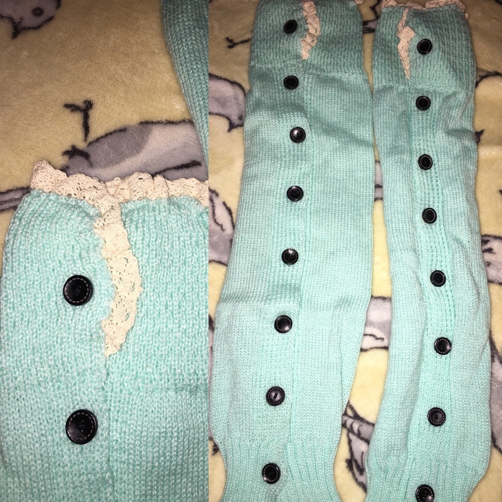 NIB Mint Leg Warmers / Boot Toppers 🏵